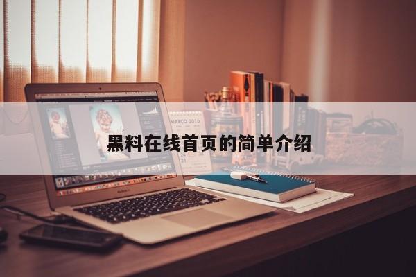 黑料在线首页的简单介绍